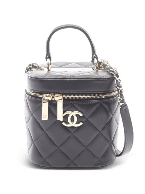CHANEL Pre-Owned 2020-2021 Vanity Case cross body bag Black 107199130010228