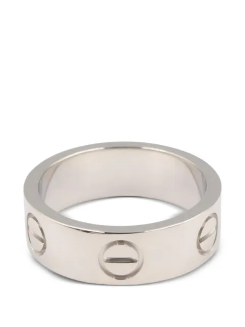 Cartier 2010s Love ring Silver 1072109FG6644