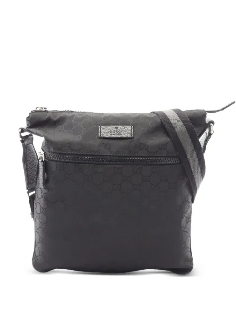 Gucci Pre-Owned 2010s GG pattern shoulder bag Black 1064698
