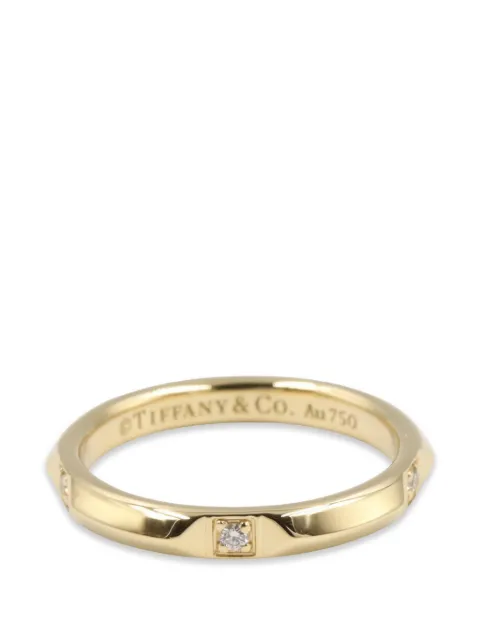 Tiffany & Co. Pre-Owned true band diamond ring Gold 1072114