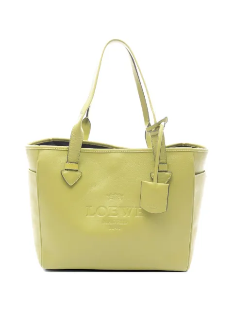 Loewe Pre-Owned 2000s small Heritage tote bag Green 1061522