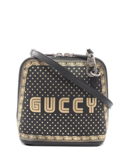 Gucci Pre-Owned x SEGA 2010s Guccy shoulder bag Black 1064619