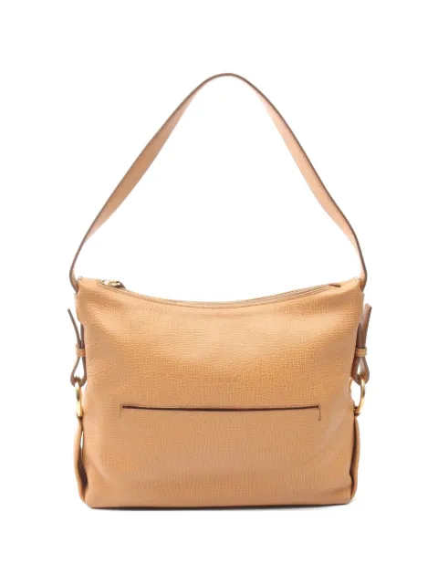 Loewe Pre-Owned 2000s logo-embossed shoulder bag Neutrals 1060160