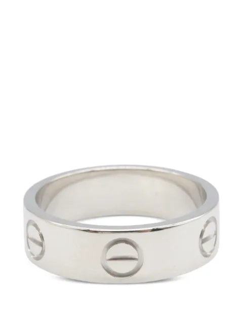 Cartier 2010s Love ring Silver 1072081I90006