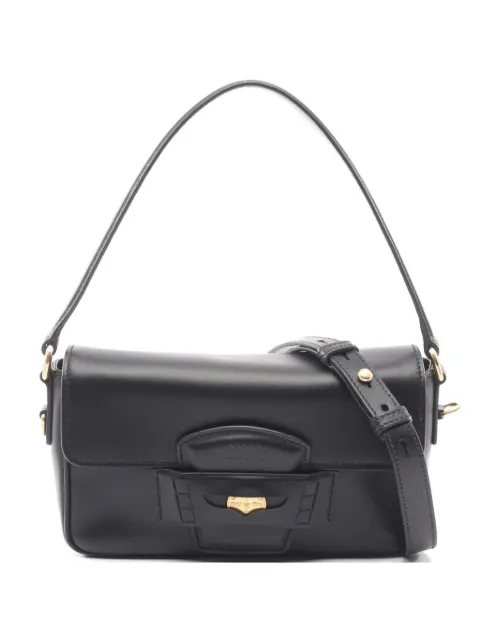 Miu Miu Pre-Owned 2010s Penny leather shoulder bag Black 1073999