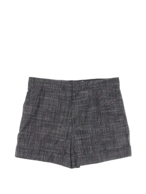 Christian Dior Pre-Owned 2010s textured mini shorts Black 1069439