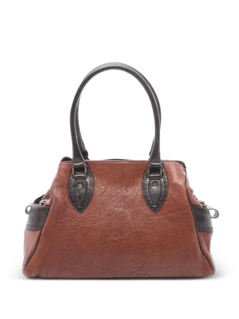 Fendi Pre-Owned 2000s leather tote bag Brown 1070297