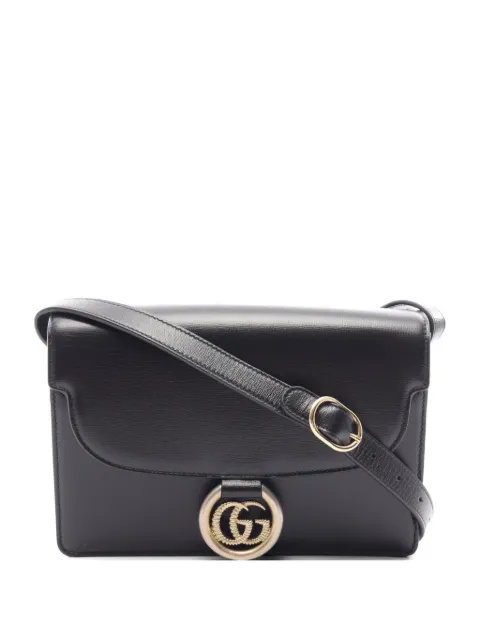 Gucci Pre-Owned 2010s Double G shoulder bag Black 1073366