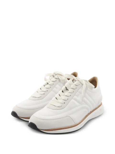 Hermès Pre-Owned 2010s Easy suede sneakers White 1052385