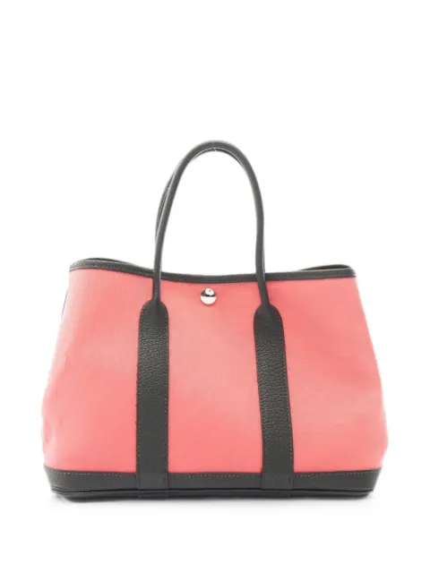 Hermès Pre-Owned 2017 Garden Party TPM tote bag Pink 1072017A