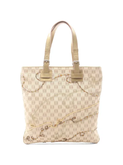 Loewe Pre-Owned 2000s Anagram shoulder bag Neutrals 1066665