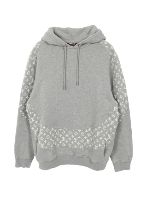 Louis Vuitton Pre-Owned 2010s monogram circle cut hoodie Grey 1050452