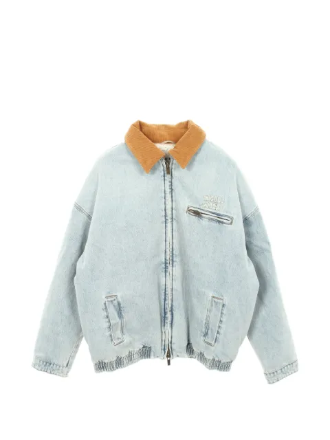 Miu Miu Pre-Owned 2010s padded denim jacket Blue 1054120