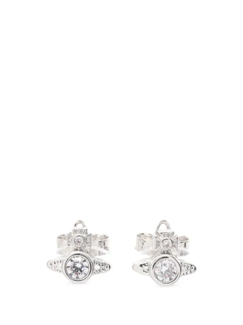 Vivienne Westwood Pre-Owned 2020s London Orb earrings Silver 1072977