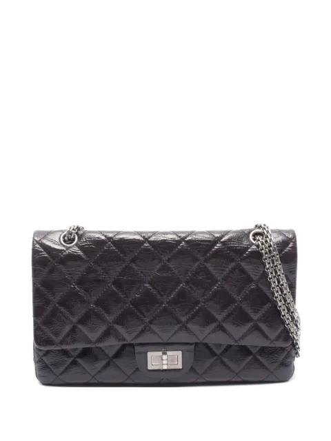 CHANEL Pre-Owned 2010-2011 2.55 matelassé shoulder bag Purple 107299614198469