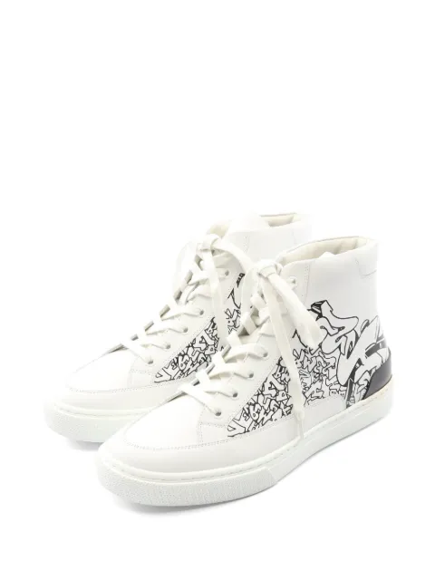 Hermès Pre-Owned 2010s District high-top sneakers White 1050479