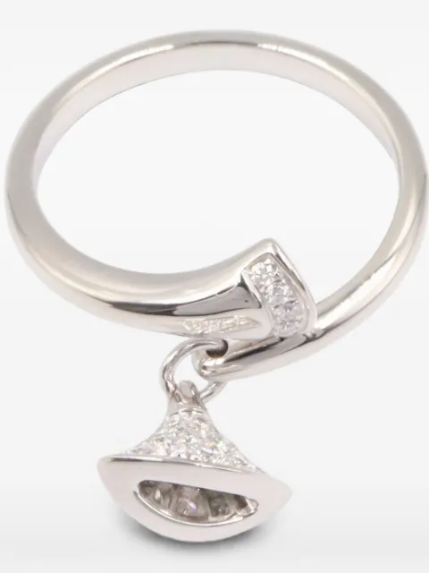 Bvlgari Pre-Owned 2010s Divas' Dream diamond ring Silver 1061883
