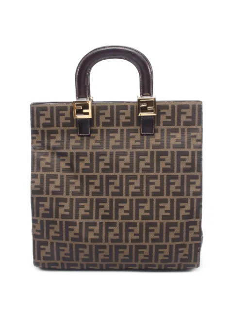 Fendi Pre-Owned 10s Zucca tote bag Neutrals 1060700