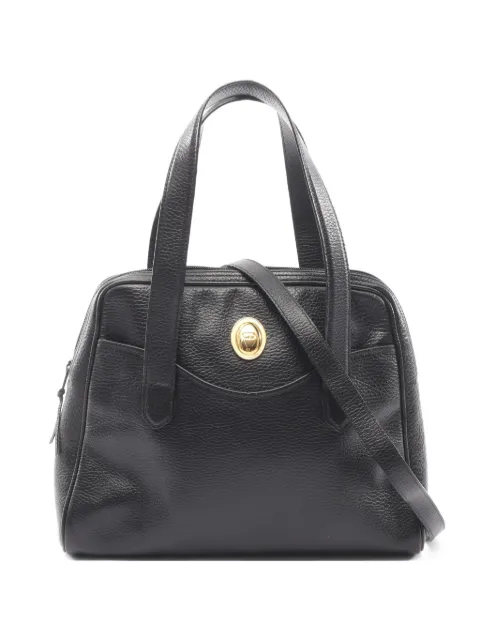 Christian Dior Pre-Owned 2000s CD logo-plaque shoulder bag Black 1064447