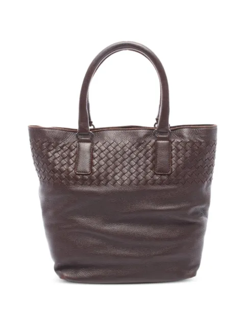 Bottega Veneta Pre-Owned 2000s Intrecciato leather tote bag Brown 1070303