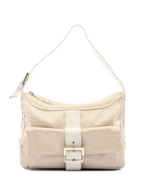 Fendi Pre-Owned 00s Zucca FF shoulder bag Neutrals 1066202
