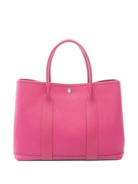 Hermès Pre-Owned 2018 PM Garden Party leather tote bag Pink 1073014C