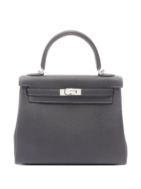 Hermès Pre-Owned 2024 25 Kelly Caban inner stitch handbag Black 1072811