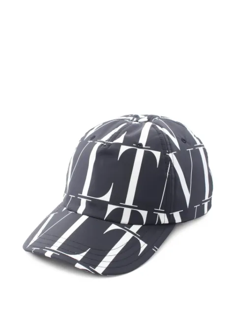 Valentino Garavani Pre-Owned 2020s VLTN Times cap Black 1067007
