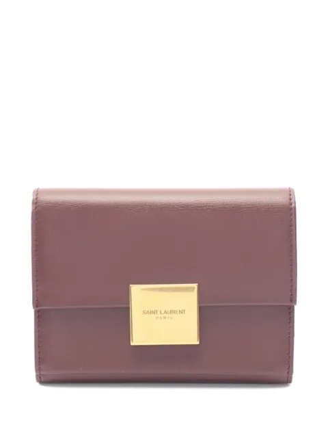 Saint Laurent Pre-Owned 2010s leather wallet Red 1072931