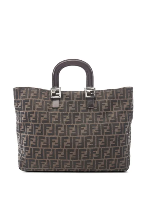 Fendi Pre-Owned 2010s Zucca canvas tote bag Brown 1062430