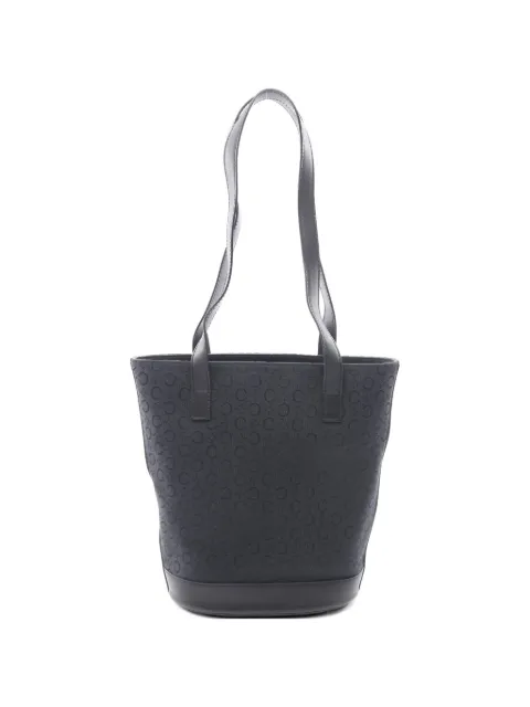 Celine Pre-Owned C Macadam shoulder bag Black 1066666