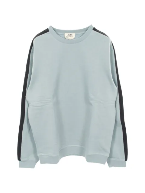 Hermès Pre-Owned Run H long-sleeve sweatshirt Blue 1045865