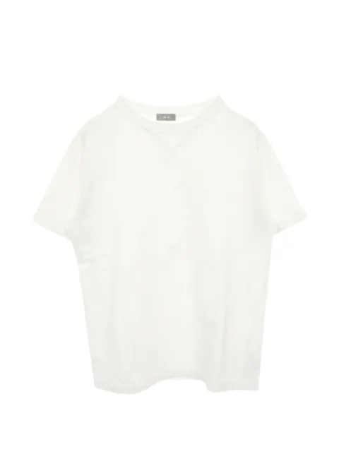 Christian Dior Pre-Owned 2010s logo-embroidered T-shirt White 1058583