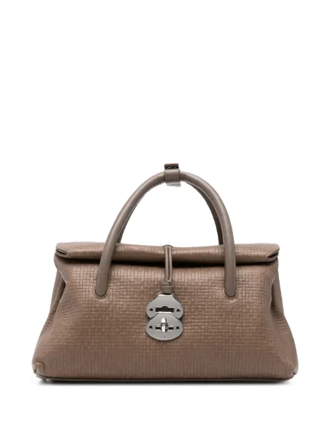Zanellato small Dotta leather tote bag Grey 0687502330000