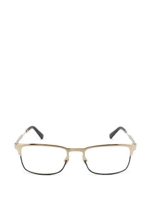 Gucci Eyewear rectangle-frame glasses Gold GG0135O001