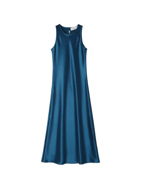IVORY PARIS sleeveless maxi dress Blue S0188