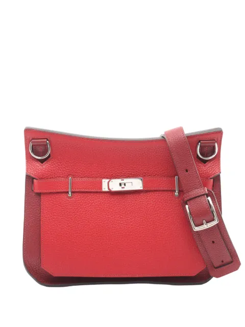 Hermès Pre-Owned 2014 Clemence Jypsiere 28 crossbody bag Red 8ODAE24KO2MMGJH3