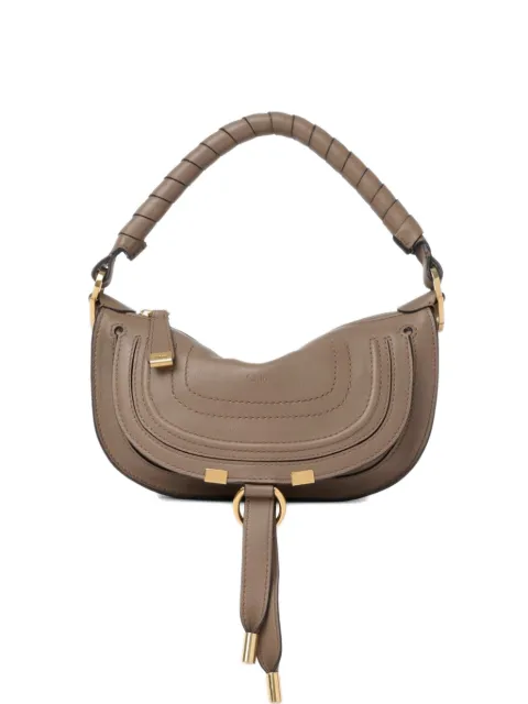 Chloé Marcie leather mini tote bag Neutrals CH26SP927R35