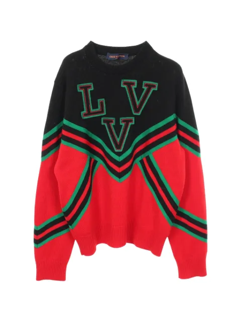 Louis Vuitton Pre-Owned 2000s Amen Break LVV sweater Black 1069478