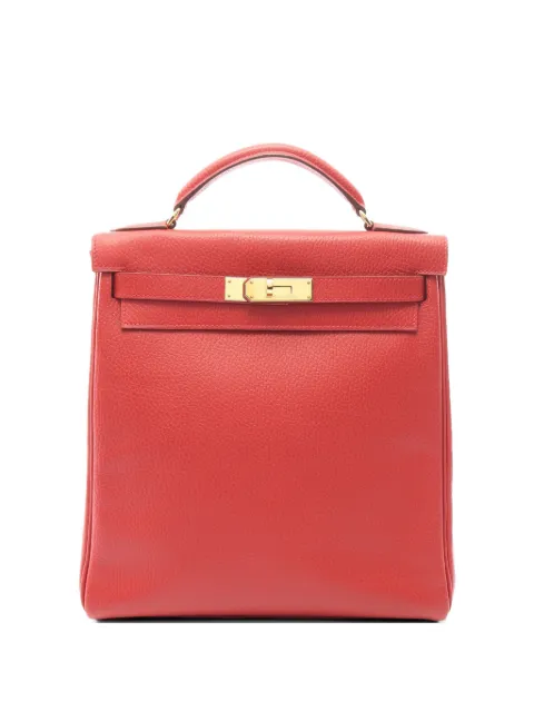 Hermès Pre-Owned 2005 Kelly Ad GM backpack Red 1064049IINSQUARE