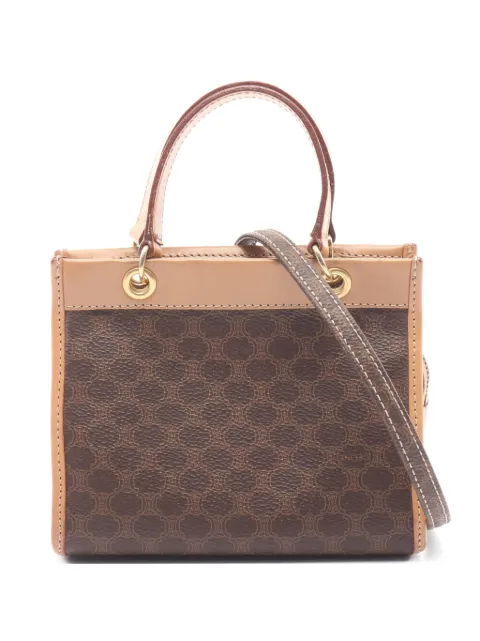 Celine Pre-Owned 2000s Macadam mini bag Brown 1072216
