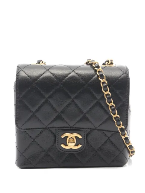 CHANEL Pre-Owned 2021 quilted chain-strap shoulder bag Black 1074207CTGU0X84