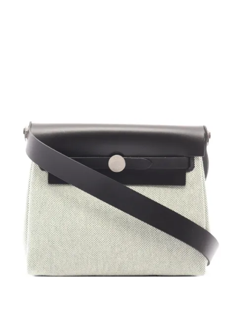Hermès Pre-Owned 2025 mini Herbag zip shoulder bag Green 1072768K