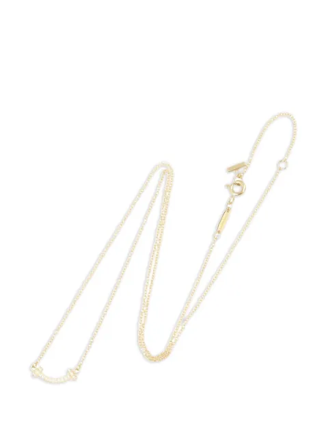 Tiffany & Co Eyewear 2010s T-smile diamond necklace Gold 1071587