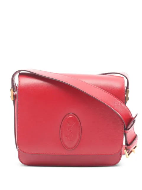 Saint Laurent Pre-Owned 2010s leather shoulder bag Red 1060651