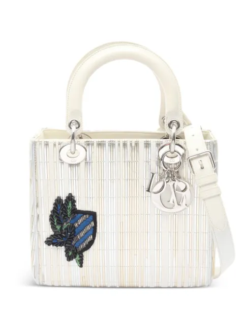 Christian Dior Pre-Owned 2000s Lady Dior handbag Silver 1064105