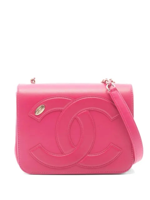 CHANEL Pre-Owned 2019 Coco Mark chain shoulder bag Pink 107306428581578