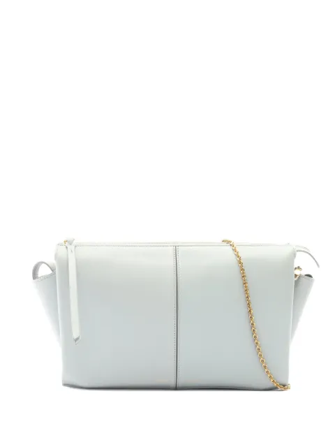 Celine Pre-Owned 2000s Trifold chain-strap shoulder bag Blue 1061842