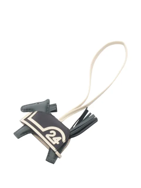 Hermès Pre-Owned 2025 Rodeo PM horse bag charm Green 1073791K