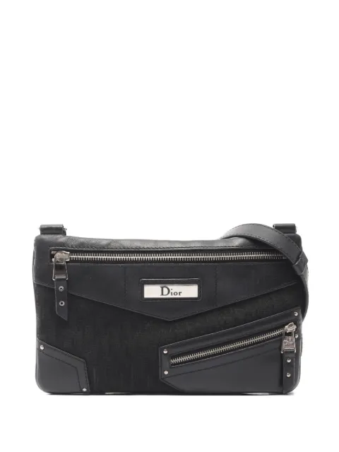 Christian Dior Pre-Owned 2010s Trotter shoulder bag Black 1060136